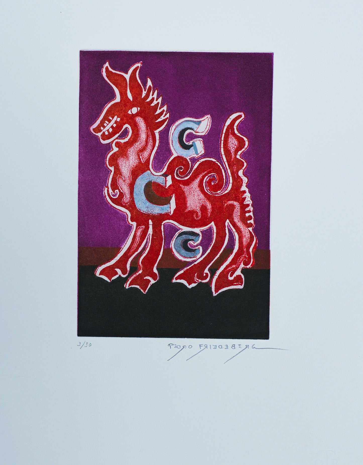 Pedro Friedeberg "C de cabra", 2023