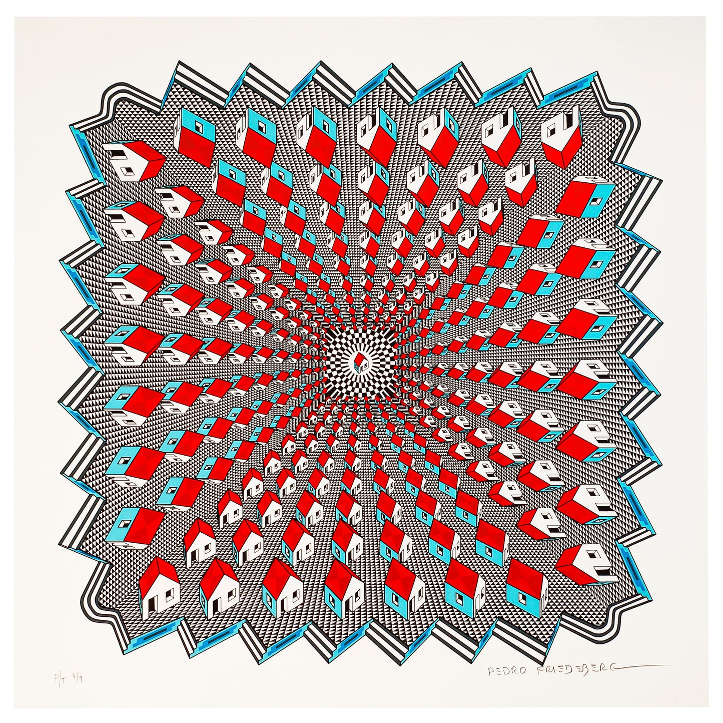 Pedro Friedeberg "1000 casas para 1000 pendejos", 2019