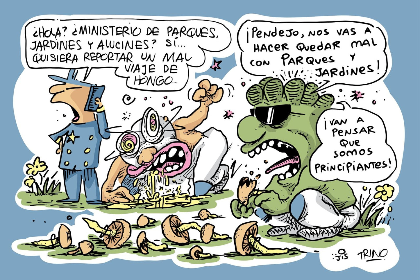 Jis y Trino “Santos y Peyote, principiantes”, 2024