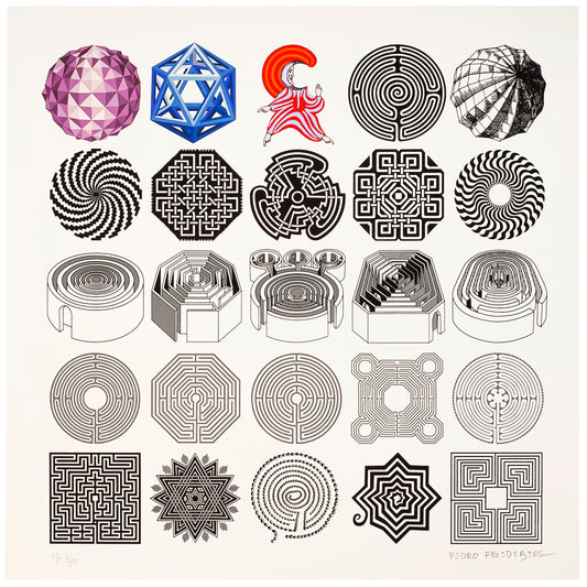 Pedro Friedeberg "Traductor de laberintos", 2019