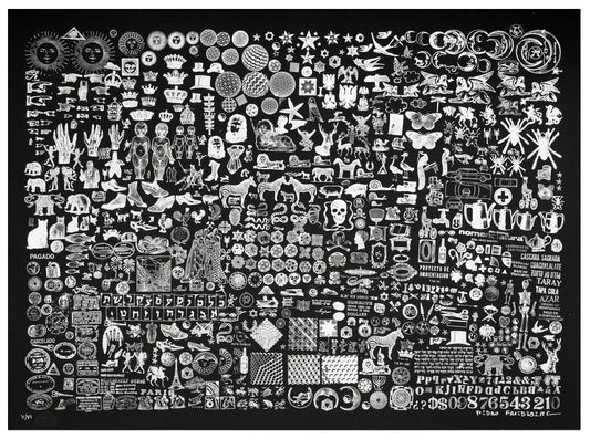 Pedro Friedeberg "Sellografía". 2019