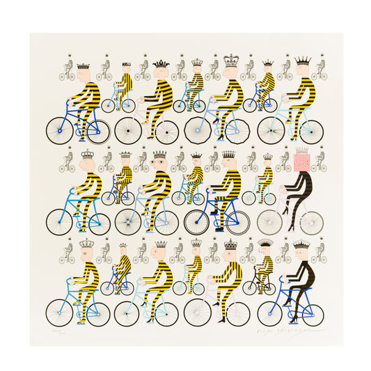 Pedro Friedeberg "Carrera de Reyes en Bicicleta", 2022